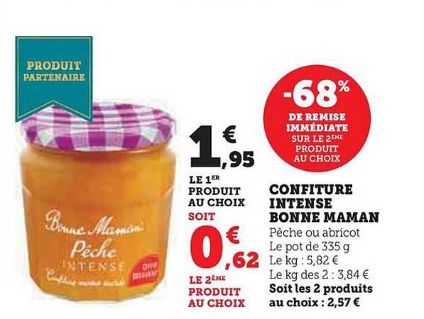 confiture intense bonne maman