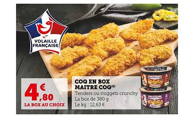 coq en box maître coq