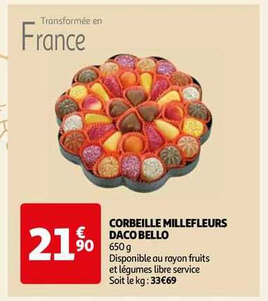 corbeille millefleurs daco bello