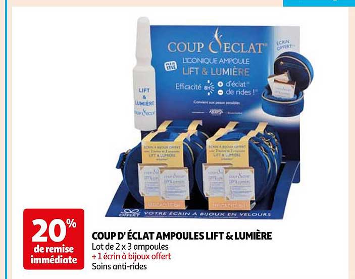 coup d'éclat ampoules lift & lumière