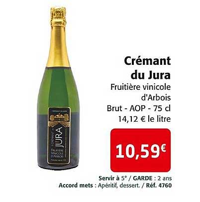crémant du jura fruitière vinicole d'arbois