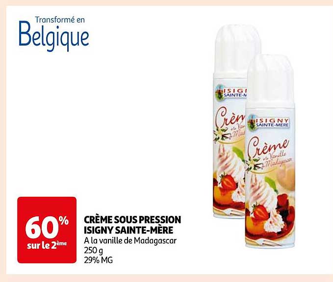 crème sous pression isigny sainte-mère