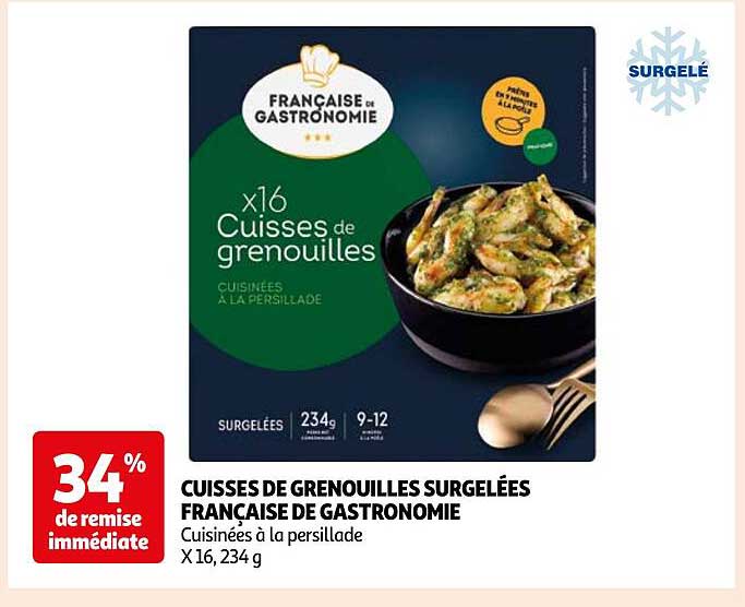 cuisses de grenouilles surgelées française de gastronomie