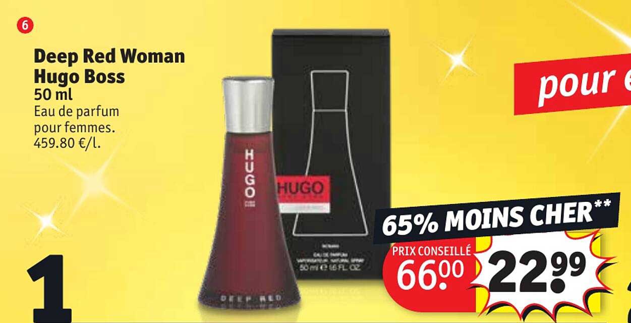 deep red woman hugo boss