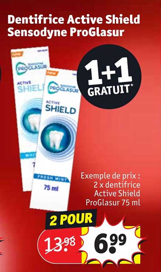 dentifrice active shield sensodyne proGlasur