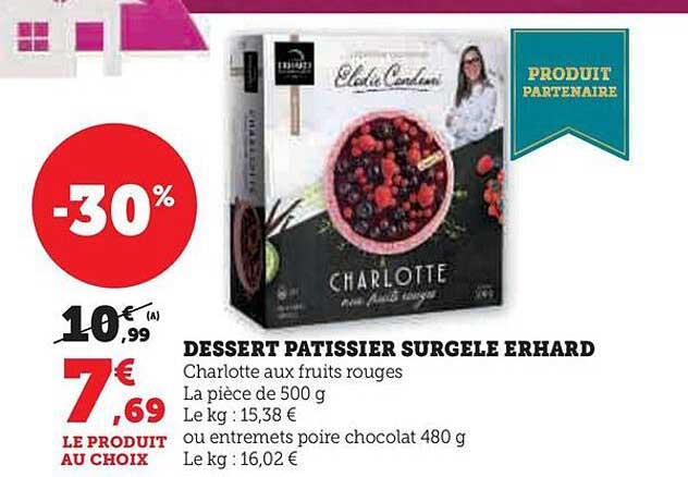 Dessert Pâtissier Surgelé Erhard