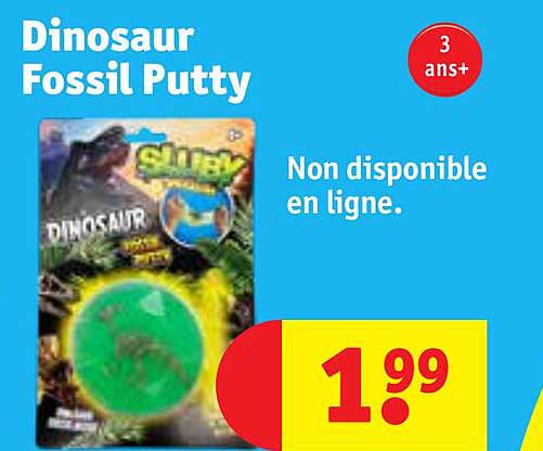 dinosaur fossil putty