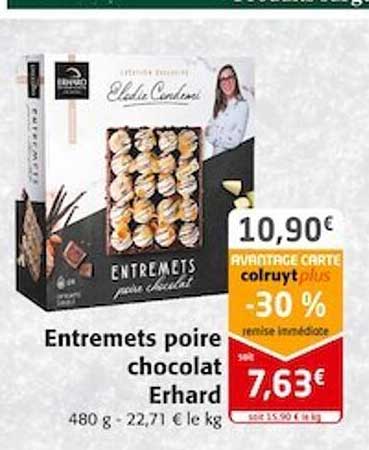 Entremets Poire Chocolat Erhard