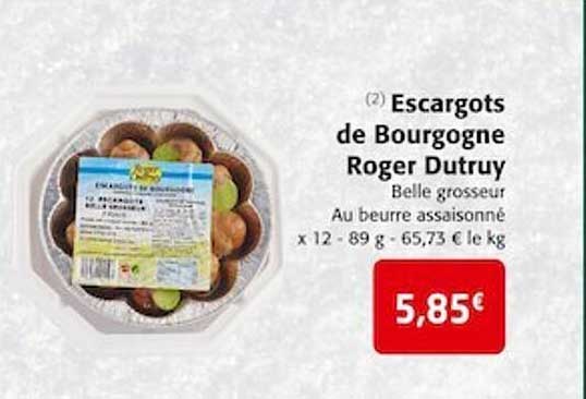 escargots de bourgogne roger dutruy
