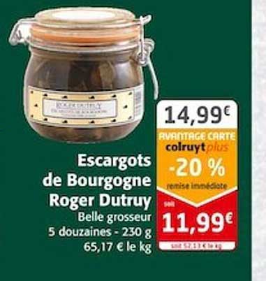 escargots de bourgogne roger dutruy