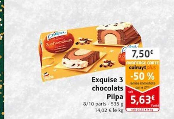 exquise 3 chocolats pilpa
