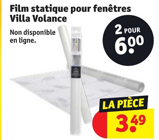 film statique pour fenêtres villa volance