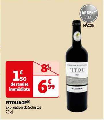 fitou aop expression de schistes