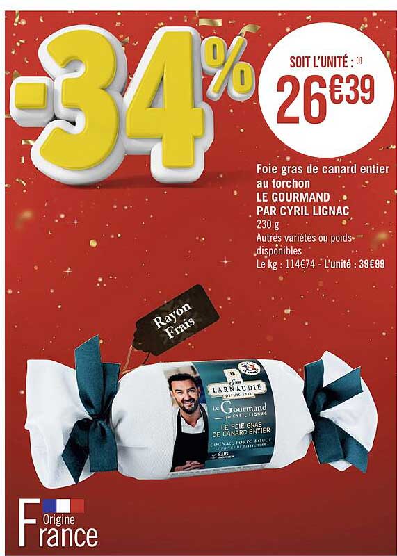 foie gras de canard entier au torchon le gourmand par cyril lignac