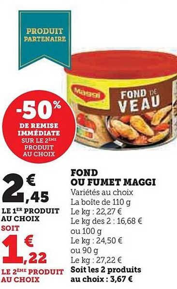 fond ou fumet maggi