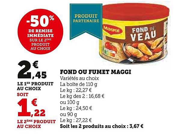 fond ou fumet maggi