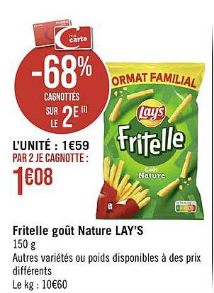 Fritelle Goût Nature Lay's