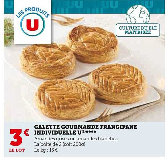 galette gourmande frangipane individuelle u