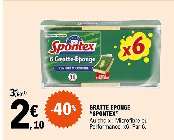 gratte éponge "spontex"