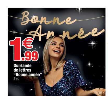 Guirlande De Lettres "bonne Année"