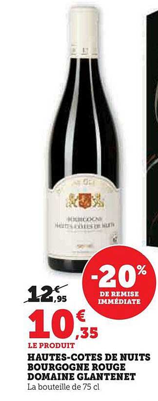 hautes-côtes de nuits bourgogne rouge domaine glantenet