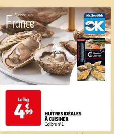 huîtres idéales à cuisiner