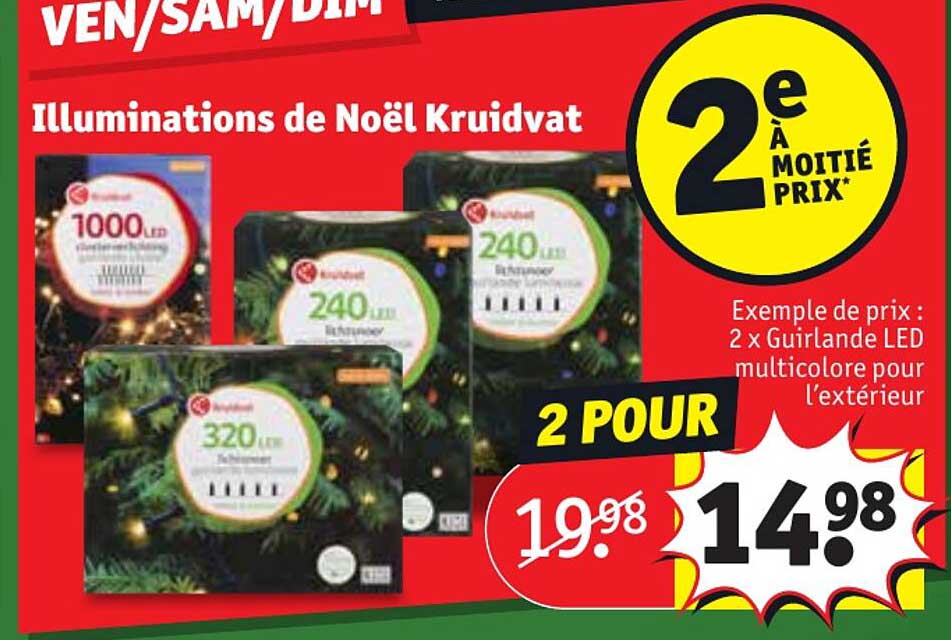 illuminations de noël kruidvat