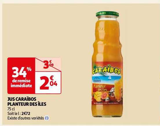 Jus Caraïbos Planteur Des îles
