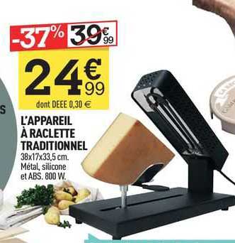 L'appareil à Raclette Traditionnel