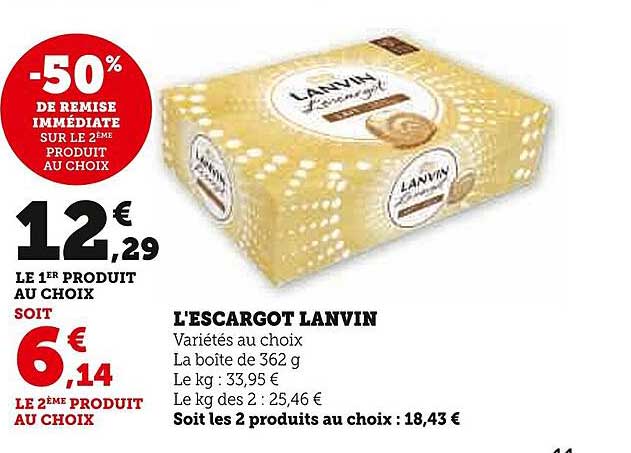 l'escargot lanvin