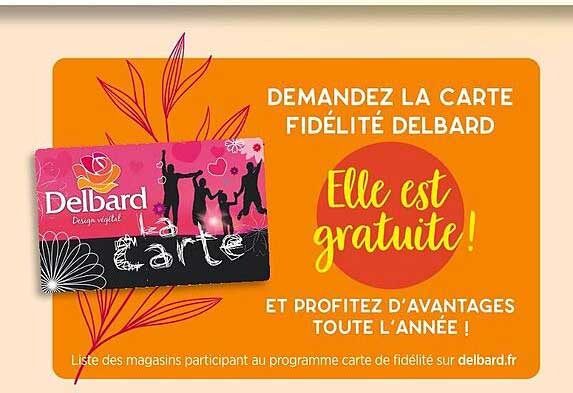 la carte fidélité delbard