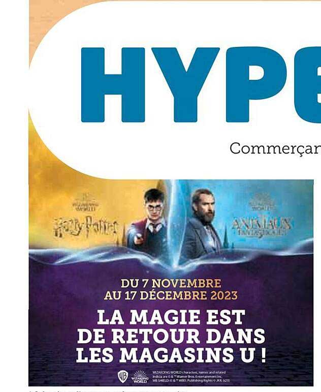 la magie est de retour dans les magasins u !