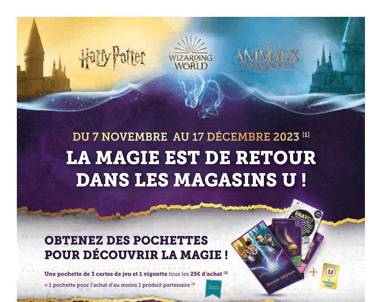 la magie est de retour dans les magasins u !