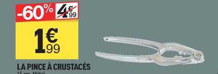 la pince à crustacés
