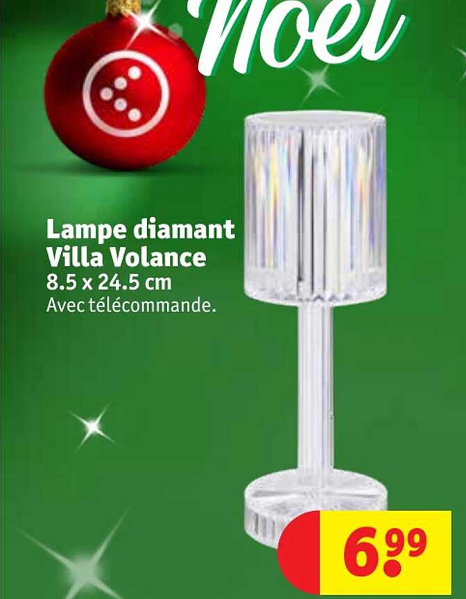 lampe diamant villa volance