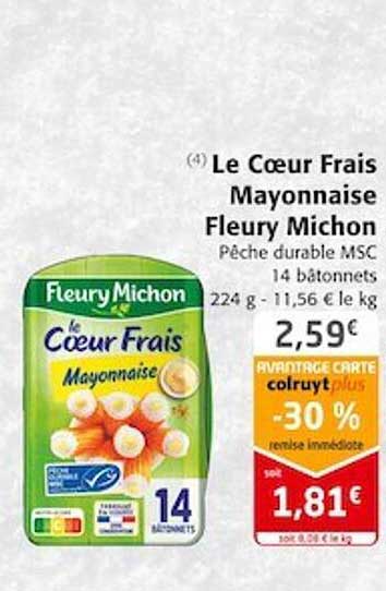 le cœur frais mayonnaise fleury michon