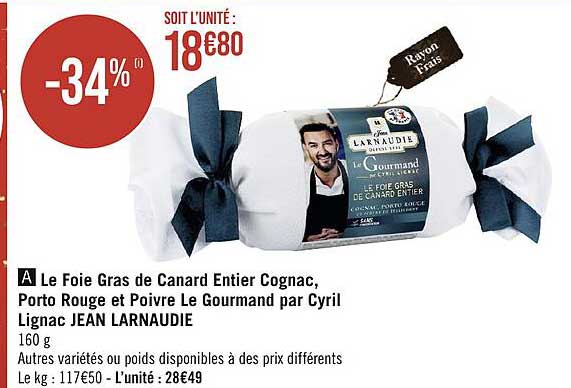 le foie gras de canard entier cognac, porto rouge et poivre le gourmand par cyril lignac jean larnaudie