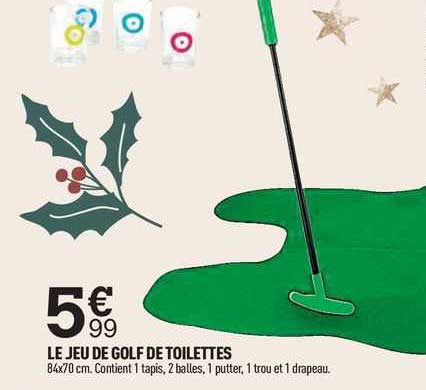 le jeu de golf de toilettes