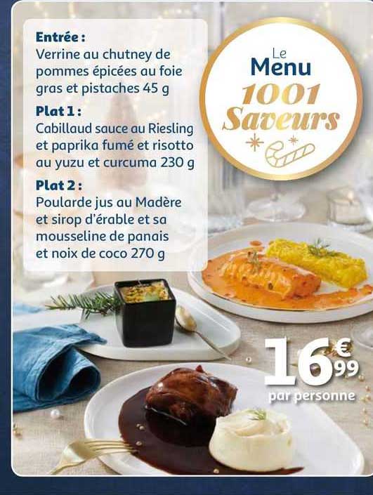 Le Menu 1001 Saveurs
