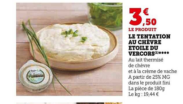 le tentation au chèvre étoile du vercors