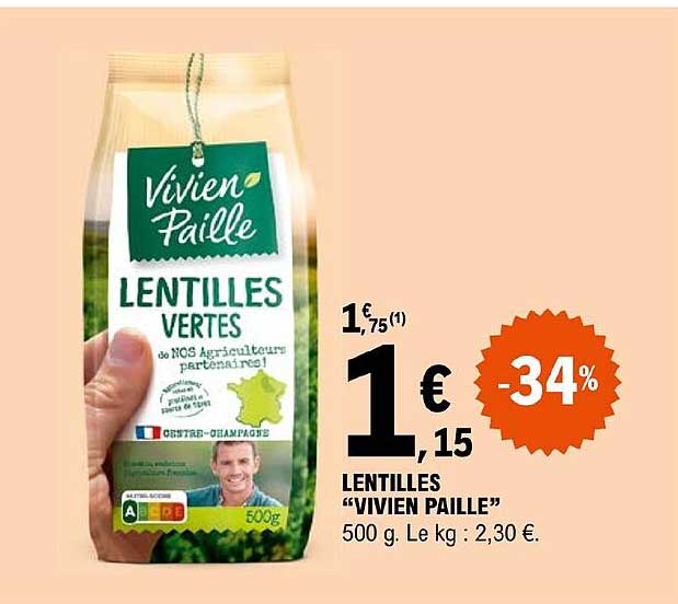 lentilles "vivien paille"