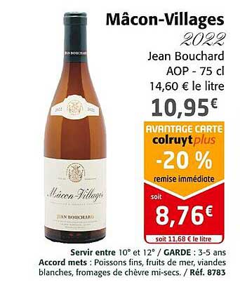 mâcon-villages 2022 jean bouchard aop