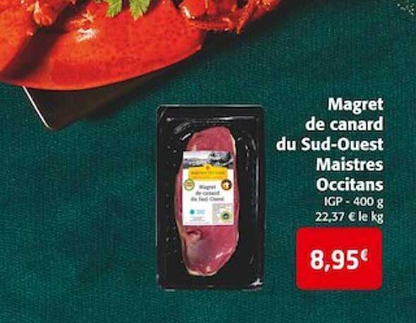 magret de canard du sud-ouest maistres occitans