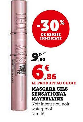 mascara cils sensational maybelline