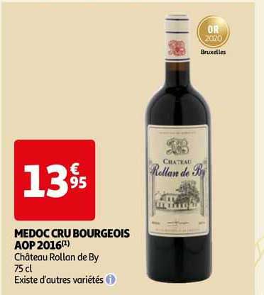 médoc cru bourgeois aop 2016 château rollan de by