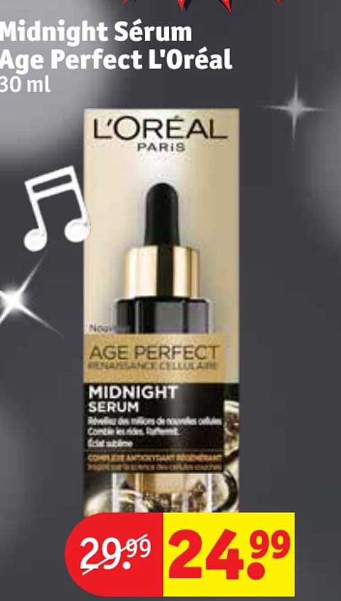 midnight sérum âge perfect l'oréal