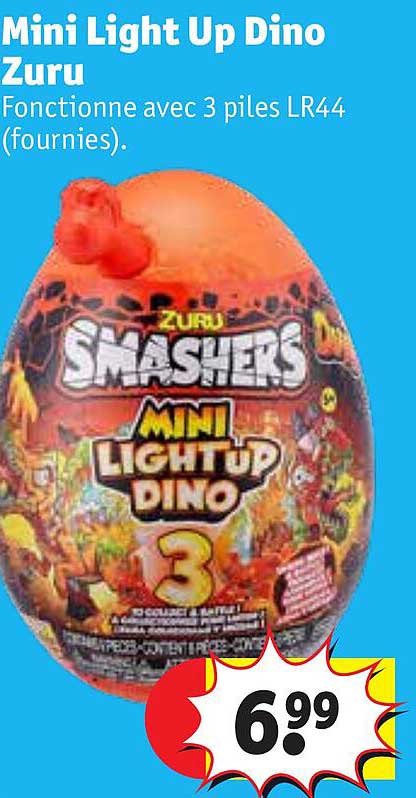 Mini Light Up Dino Zuru
