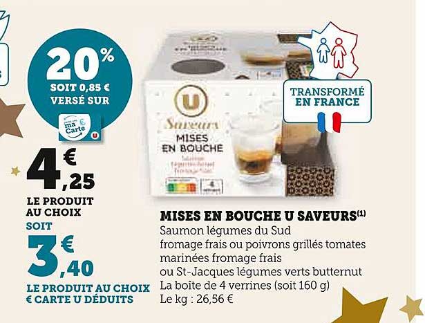 mises en bouche u saveurs