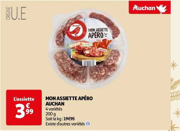 mon assiette apéro auchan