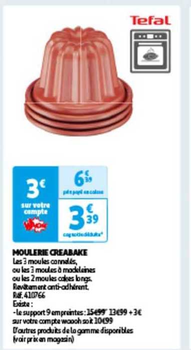 Moulerie Créabake Tefal